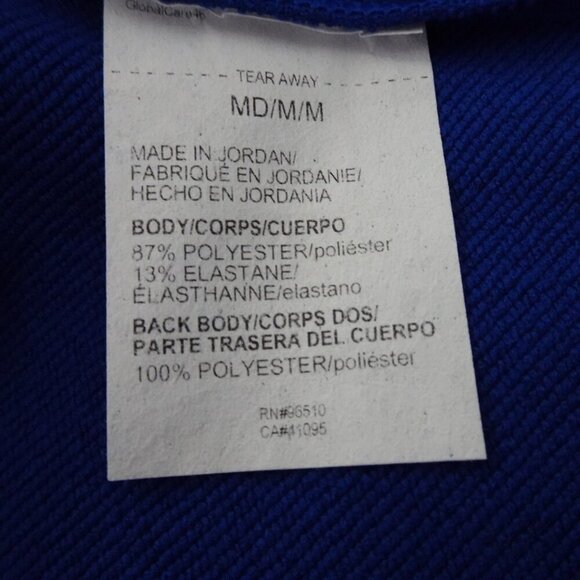 Under Armour UA Motivate 2.0 Cage Jacket Men’s Size M Blue 1/2 Zip Water Repel - Picture 7 of 8